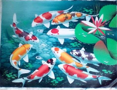 Penempatan Lukisan Ikan Koi Menurut Feng Shui